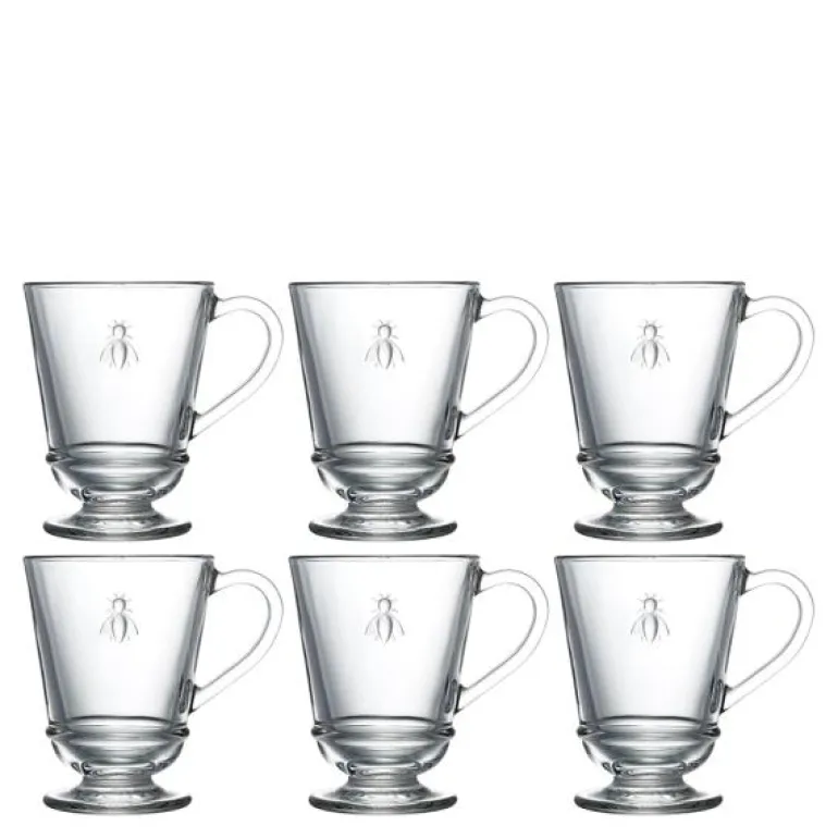 Abeille glass med hank 28 cl 6 stk