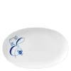 Alfabet oval tallerken E 23 cm