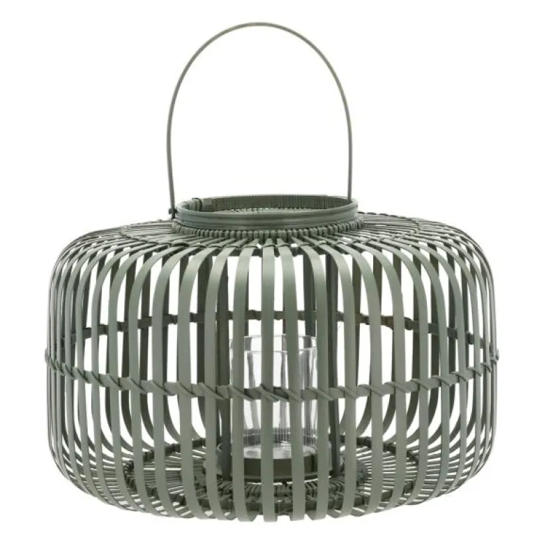 Alia lanterne 38x25 cm dark green