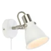 Alton vegglampe 20 cm hvit/krom