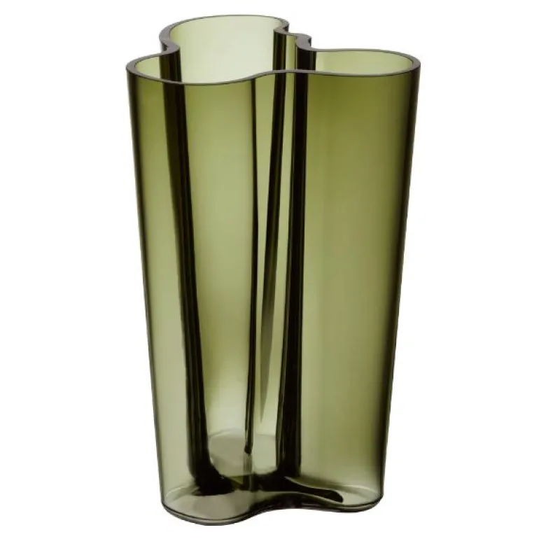 Alvar Aalto vase 25,1 cm mosegrønn