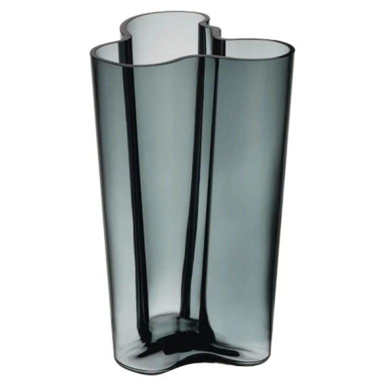 Alvar Aalto vase 25,1 cm mørk grå