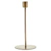 Anit lysestake 20 cm antikk messing