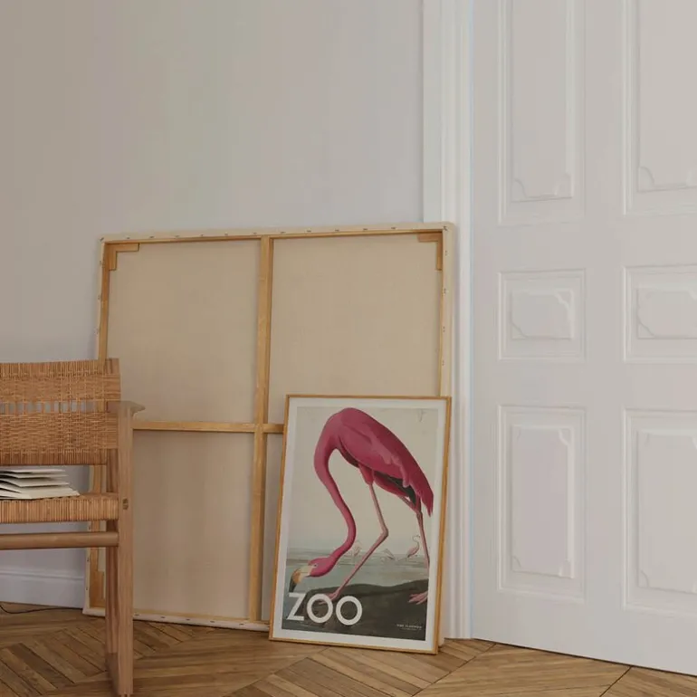 A.P. Atelier poster 50x70 cm the zoo collection pink flamingo edt. 002