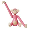 Apekatt mini 9,5 cm rosa