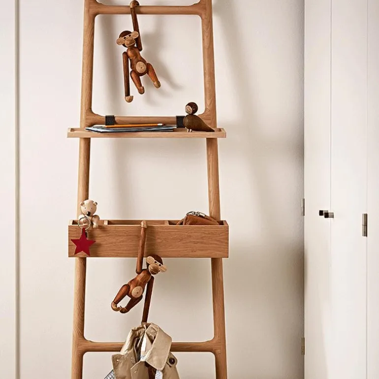 Apekatt teak/limba 20 cm