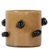 Arlo lykt ekstra liten 10x10 beige/svart