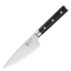 Asama kokkekniv 15 cm svart/sølv