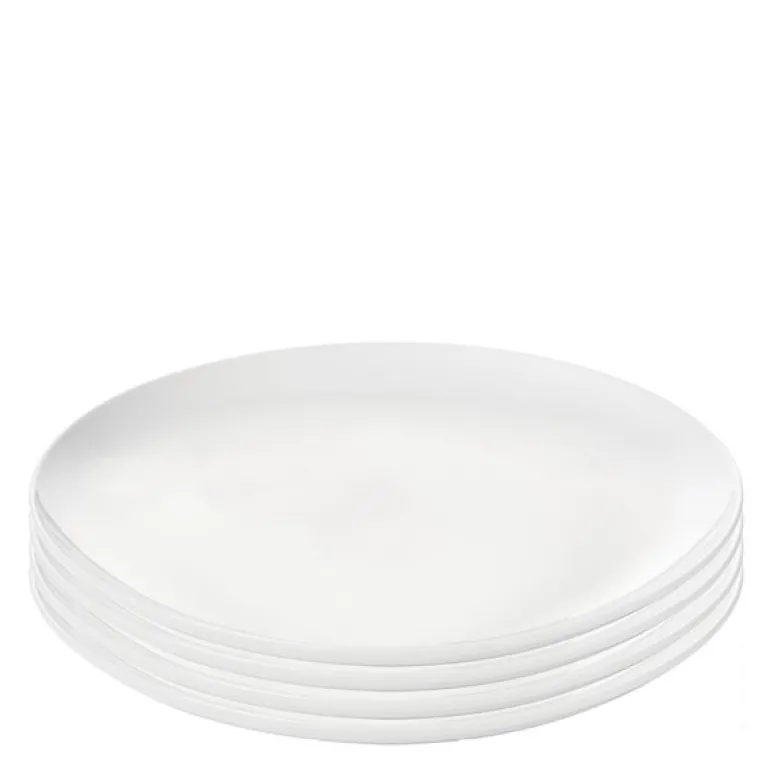 Atelier tallerken 27 cm 4 stk super white