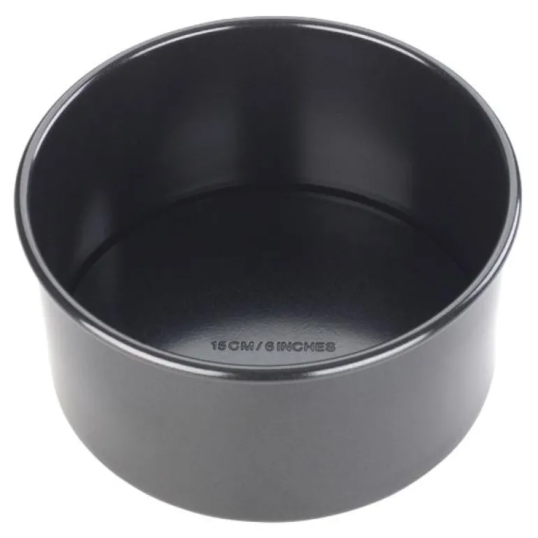 Bakeform løs bunn 15 cm svart