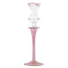 Ballerina lysestake 26 cm rød
