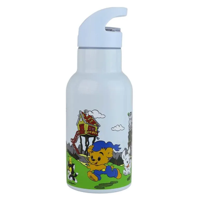 Bamse vannflaske 0,34L motiv blå