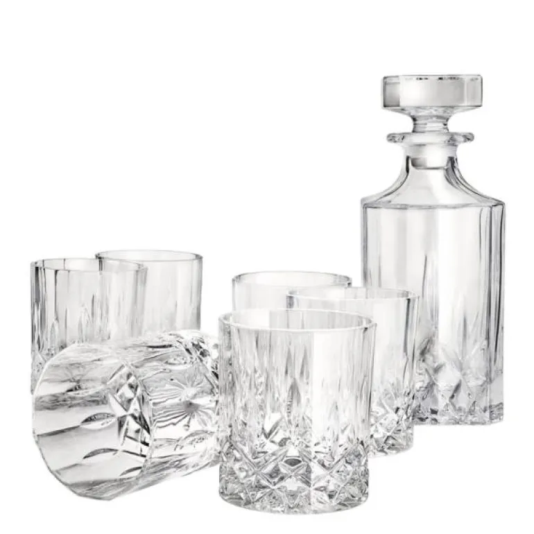 Bar whiskysett 7 deler klar