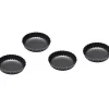BAYk bakeform 9 cm 4 stk mørk grå