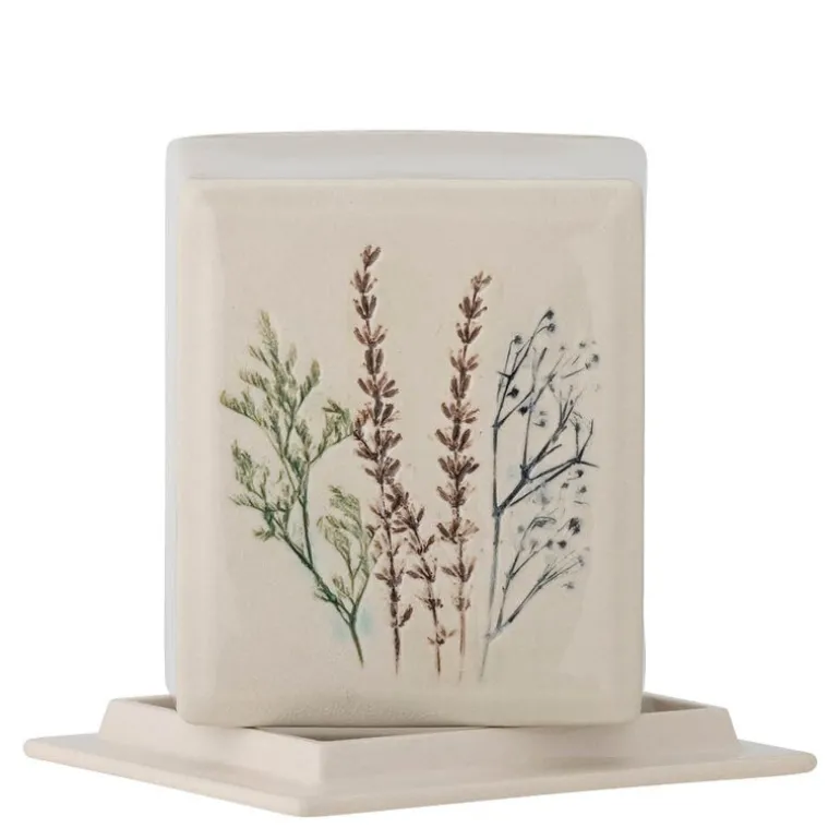 Bea smørboks 12,5x15 cm natur