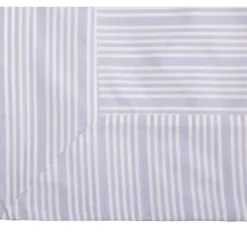 Bedding Collection dynetrekk 150x210+50x60 cm powder blue stripes
