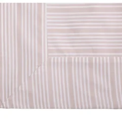 Bedding Collection dynetrekk 140x200+50x70 cm sand stripes