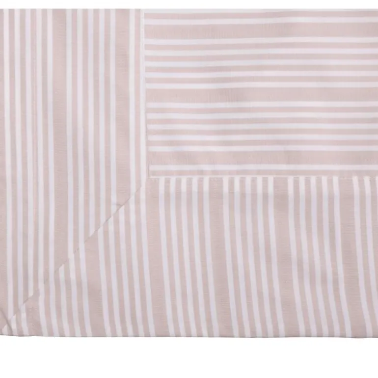 Bedding Collection dynetrekk 150x210+50x60 cm sand beige stripes