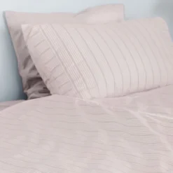 Bedding Collection dynetrekk 140x220+50x70 cm powder rose stripes
