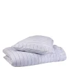 Bedding Collection dynetrekk 140x200+50x70 cm powder blue stripes