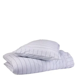 Bedding Collection dynetrekk 140x200+50x70 cm powder blue stripes