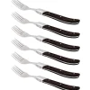 Biffgafler 6 deler wengetre