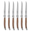 Biffkniver 23 cm 6 stk wood