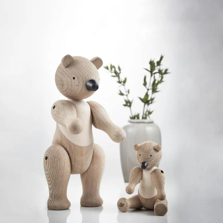 Bjørn eik/lønn 25 cm