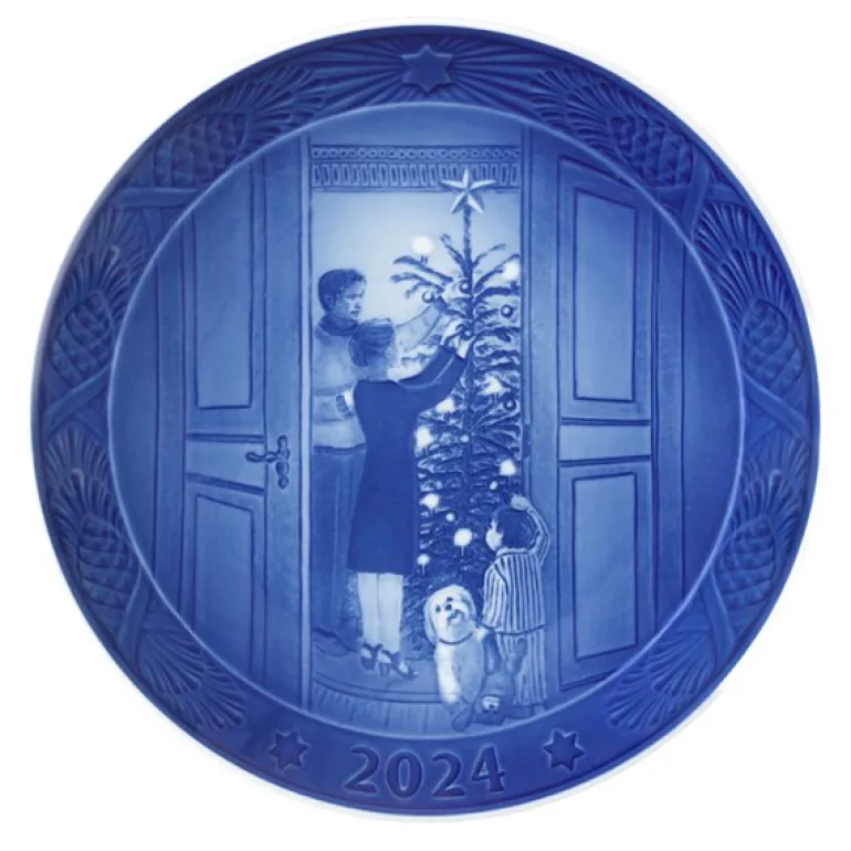 Blue Collectibles 2024 årstallstallerken 18 cm