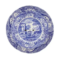Blue Italian 2-etasjes kakefat 27 cm blå/hvit