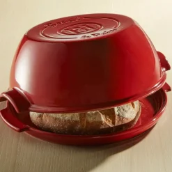 Brødform oval 32,5x29,5 cm 5,2L rød
