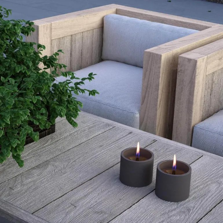 Breeze lykt 8 2 stk svart