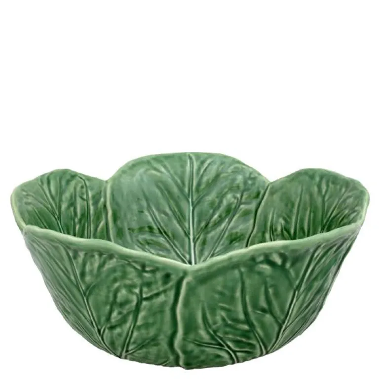 Cabbage skål kålblad 29,5 cm grønn