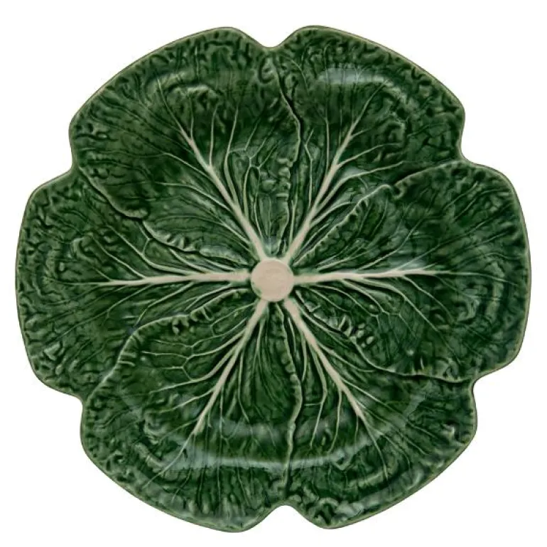 Cabbage tallerken kålblad 30,5 cm grønn