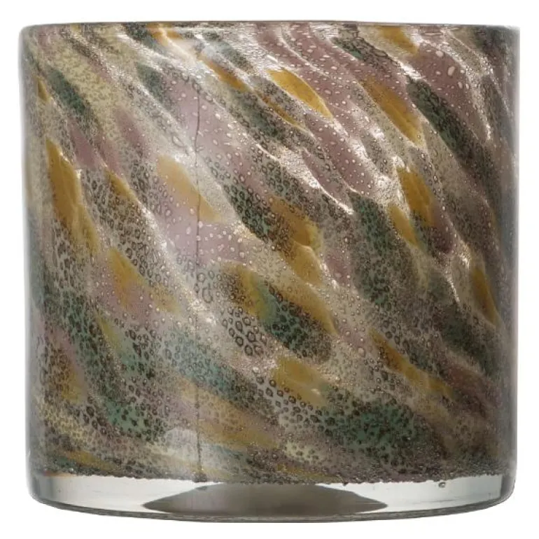 Calore vase/lyslykt 15x15 cm multi