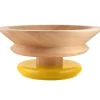 Centre bolle 30cm natur/gul