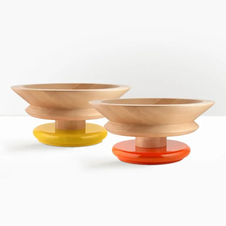 Centre bolle 30cm natur/gul
