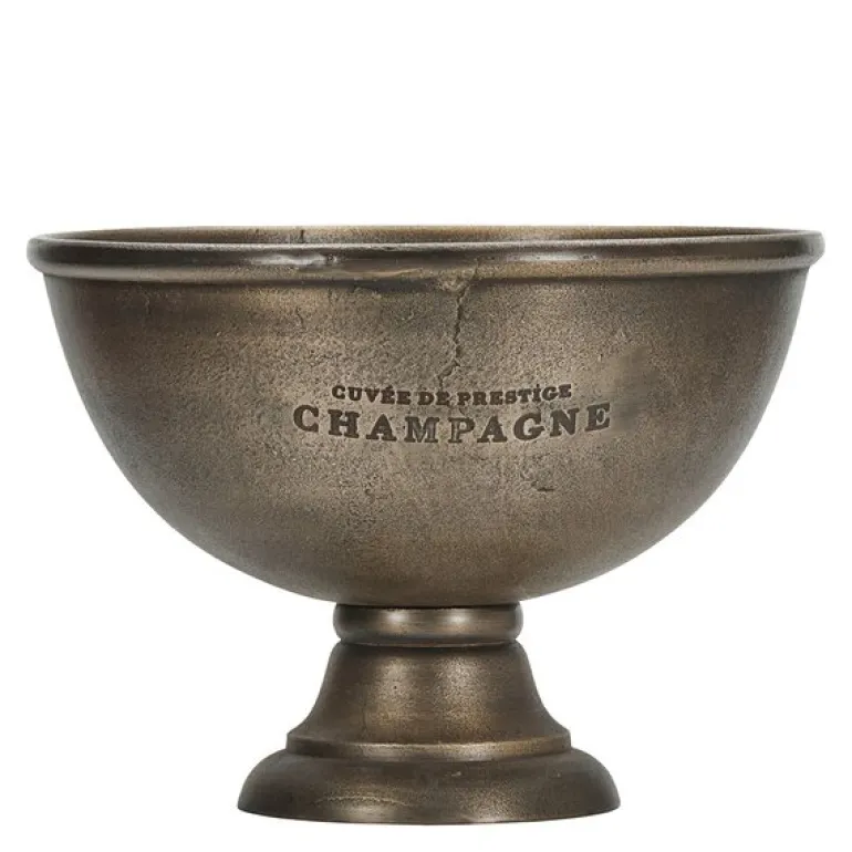 Champtub vinkjøler 29x39 cm antikk messingfinish