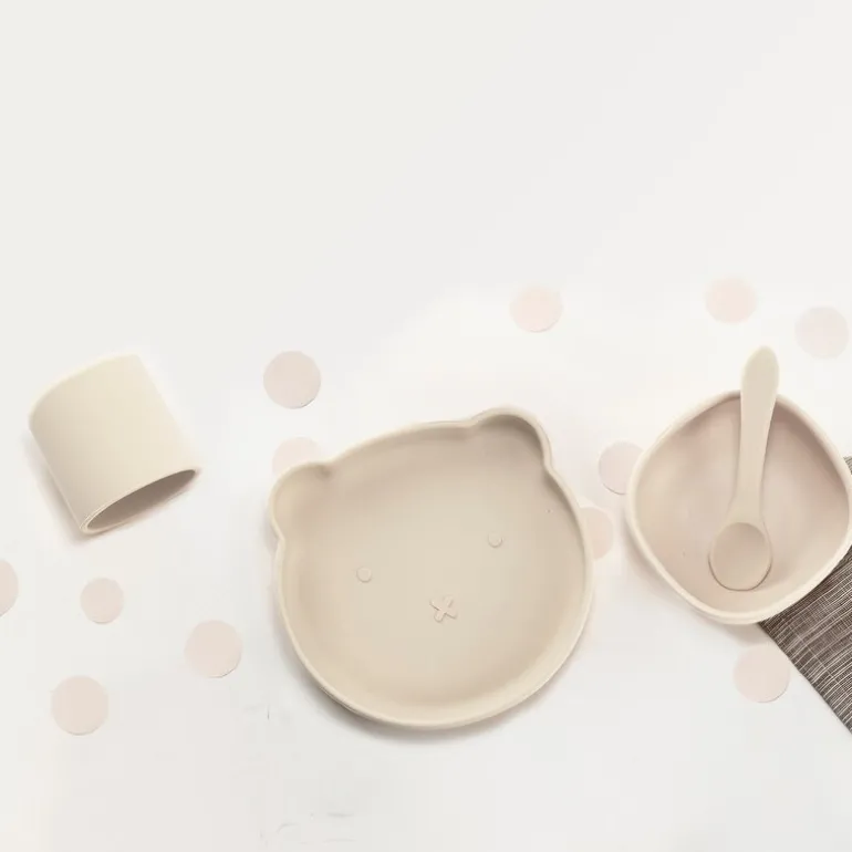 Chic kids barneservise 4 deler krem