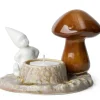 Christmas Tales telysestake 9,5 cm hvit