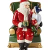 Christmas Toy's julenisse i lenestol 15 cm