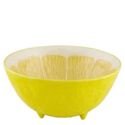 Citron serveringsskål 25 cm sitron gul