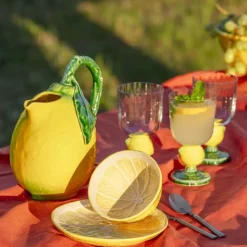 Citron skål 15 cm sitron gul