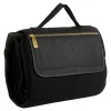 City piknikteppe 130x170 cm svart/gull