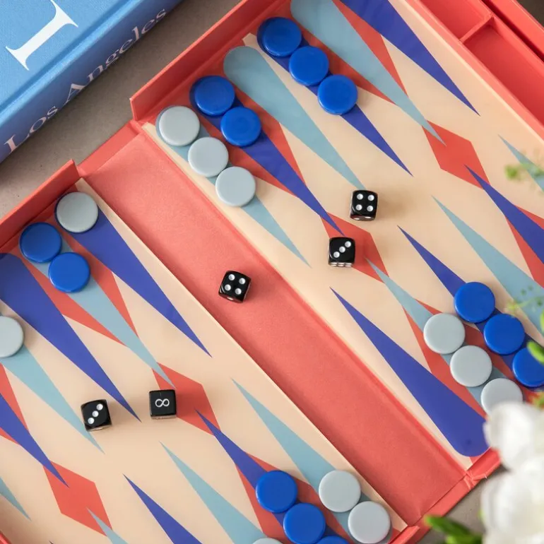 Classic art of backgammon spill oransje