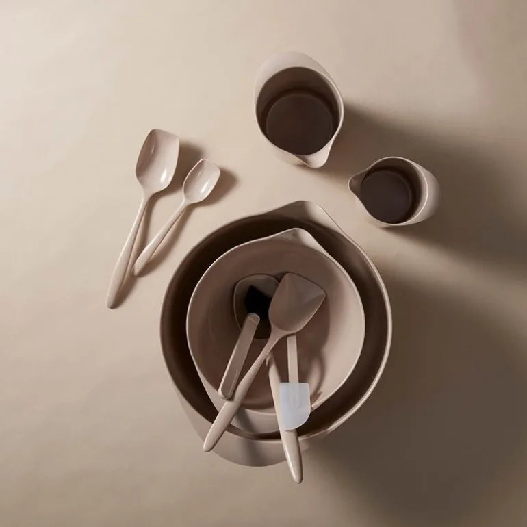 Classic bakepensel 17,8 cm silikon humus