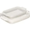 Classic rektangulært fatsett 25+32 cm meringue