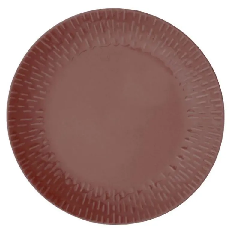 Confetti frokosttallerken 24 cm bordeaux