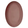 Confetti ovalt fat 36x25,5 cm bordeaux