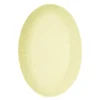 Confetti ovalt fat 36x25,5 cm lemon